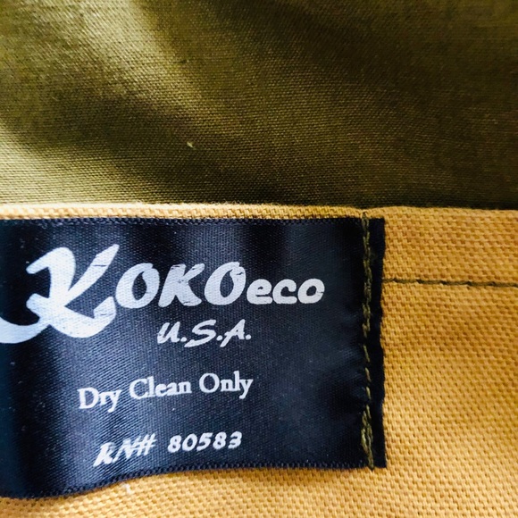 Side Body Bag Real Cow Hid  Canvas Leather Strap - Picture 9 of 15